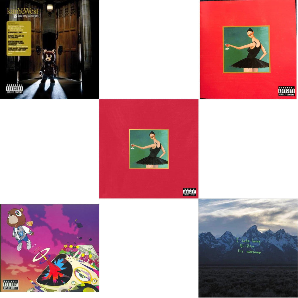 Late Registration & Graduation & My Beautiful Dark Twisted Fantasy & My Beautiful Dark Twisted Fantasy & Ye