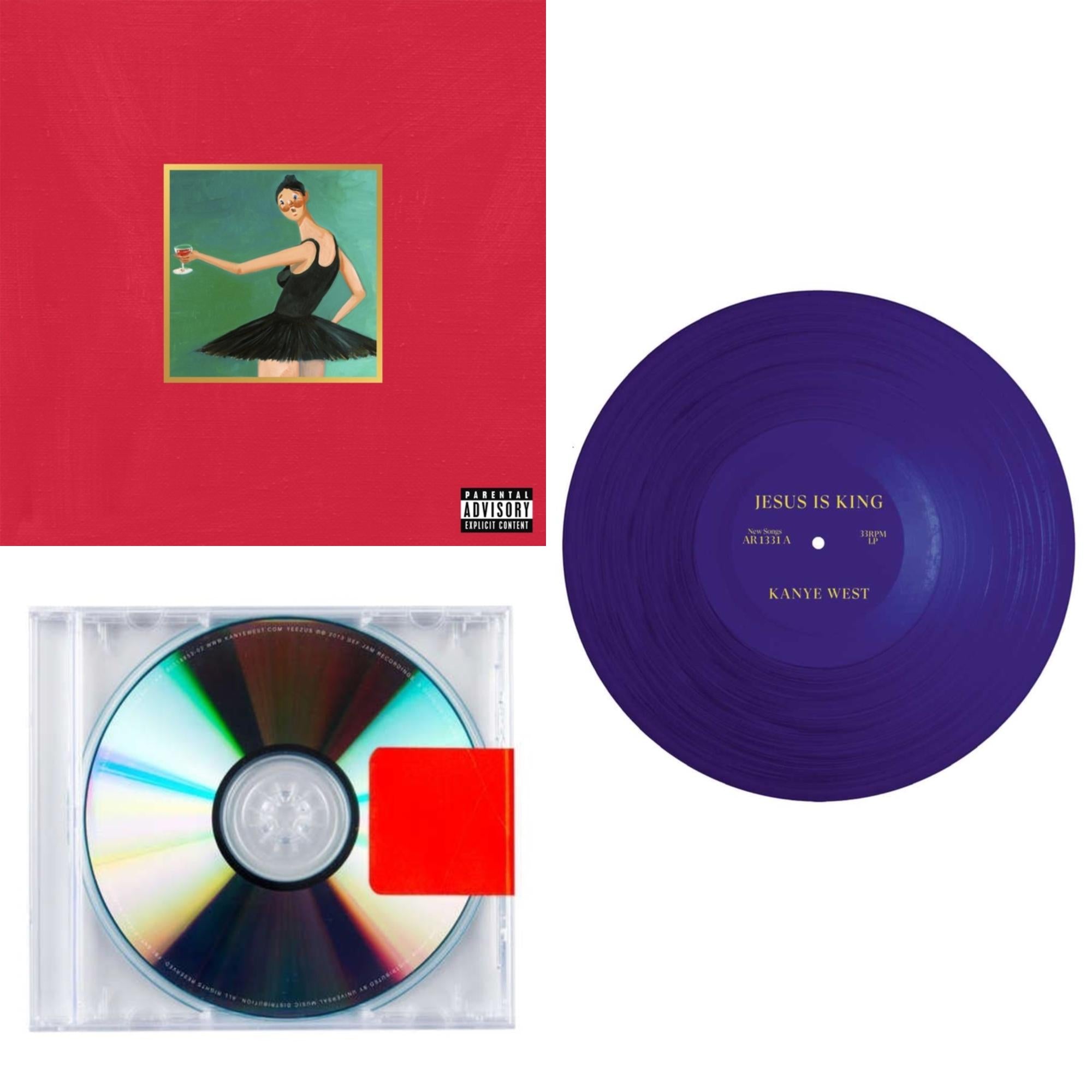 Jesus Is King & My Beautiful Dark Twisted Fantasy & Yeezus