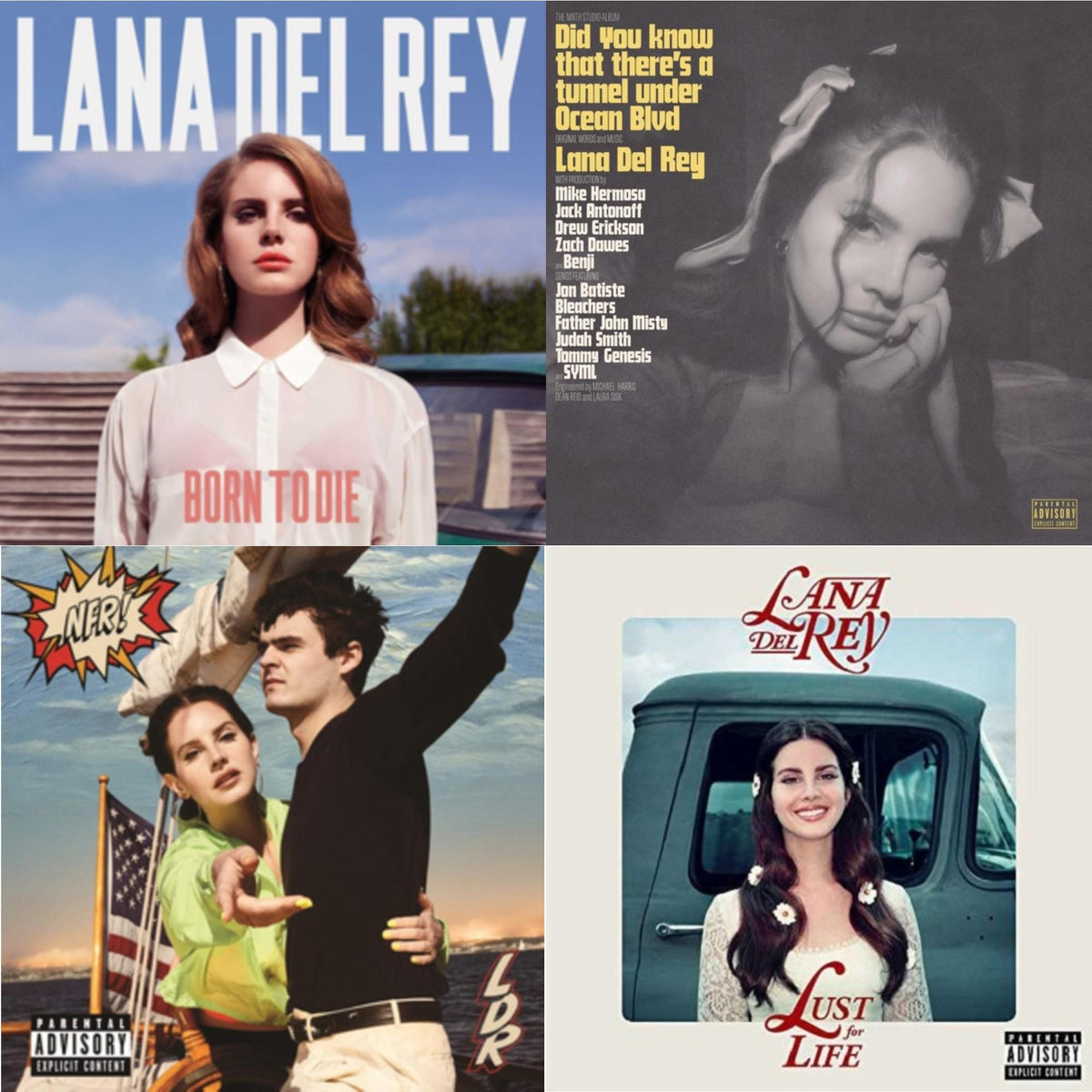Did You Know That There’S A Tunnel Under Ocean Blvd (X) (2LP/180G) & Nfr! (2LP) & Born To Die & Lust For Life