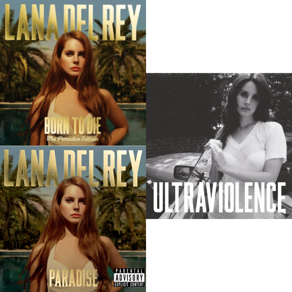 Lana Del Rey - Born To Die (Paradise Edition) & Paradise & Ultraviolence - CD Bundle