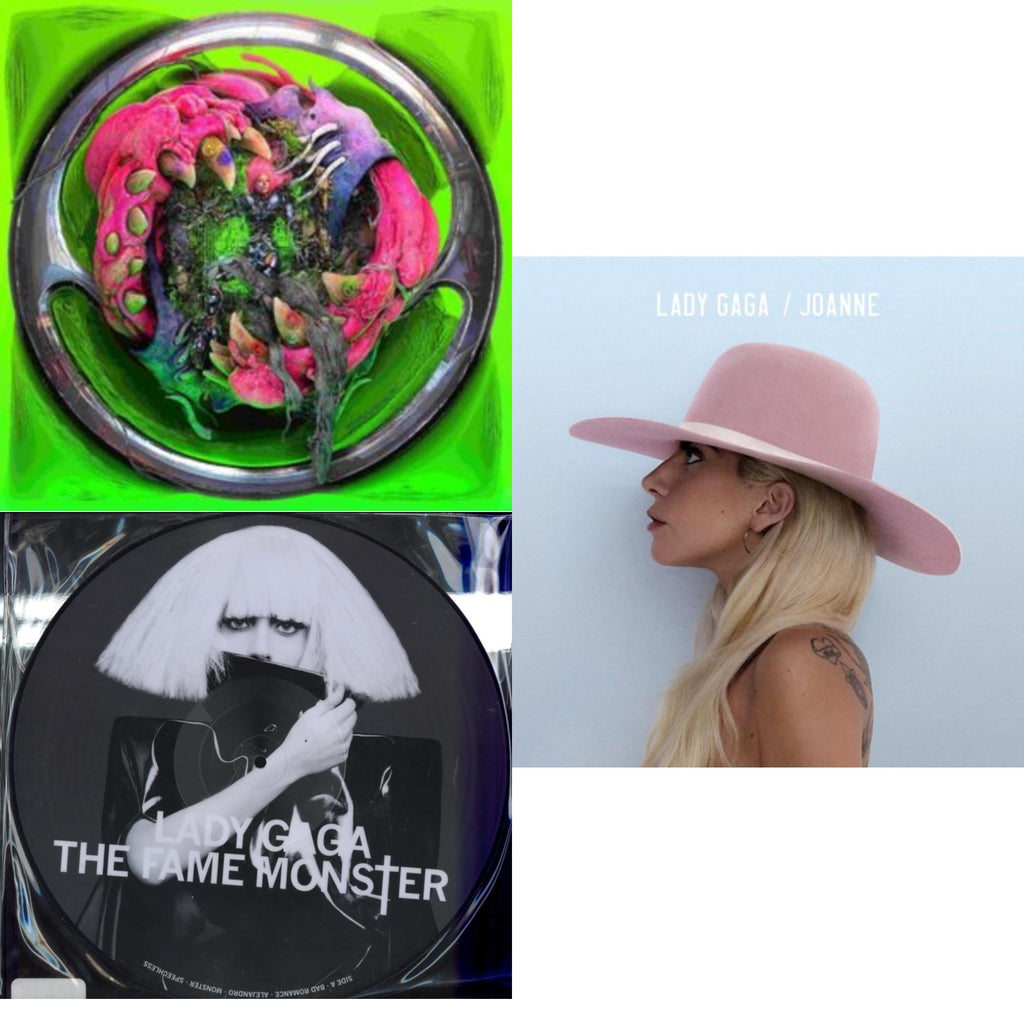 Dawn Of Chromatica (Clear LP Vinyl) & Fame Monster & Joanne