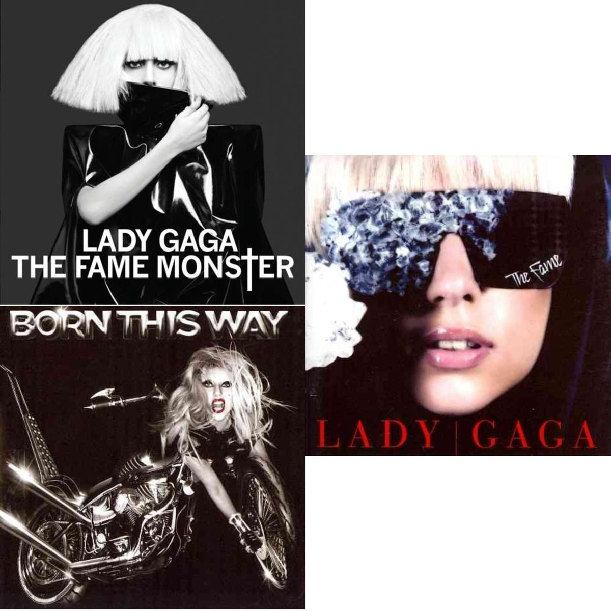 Lady Gaga - Fame & Fame Monster & Born This Way - CD Bundle