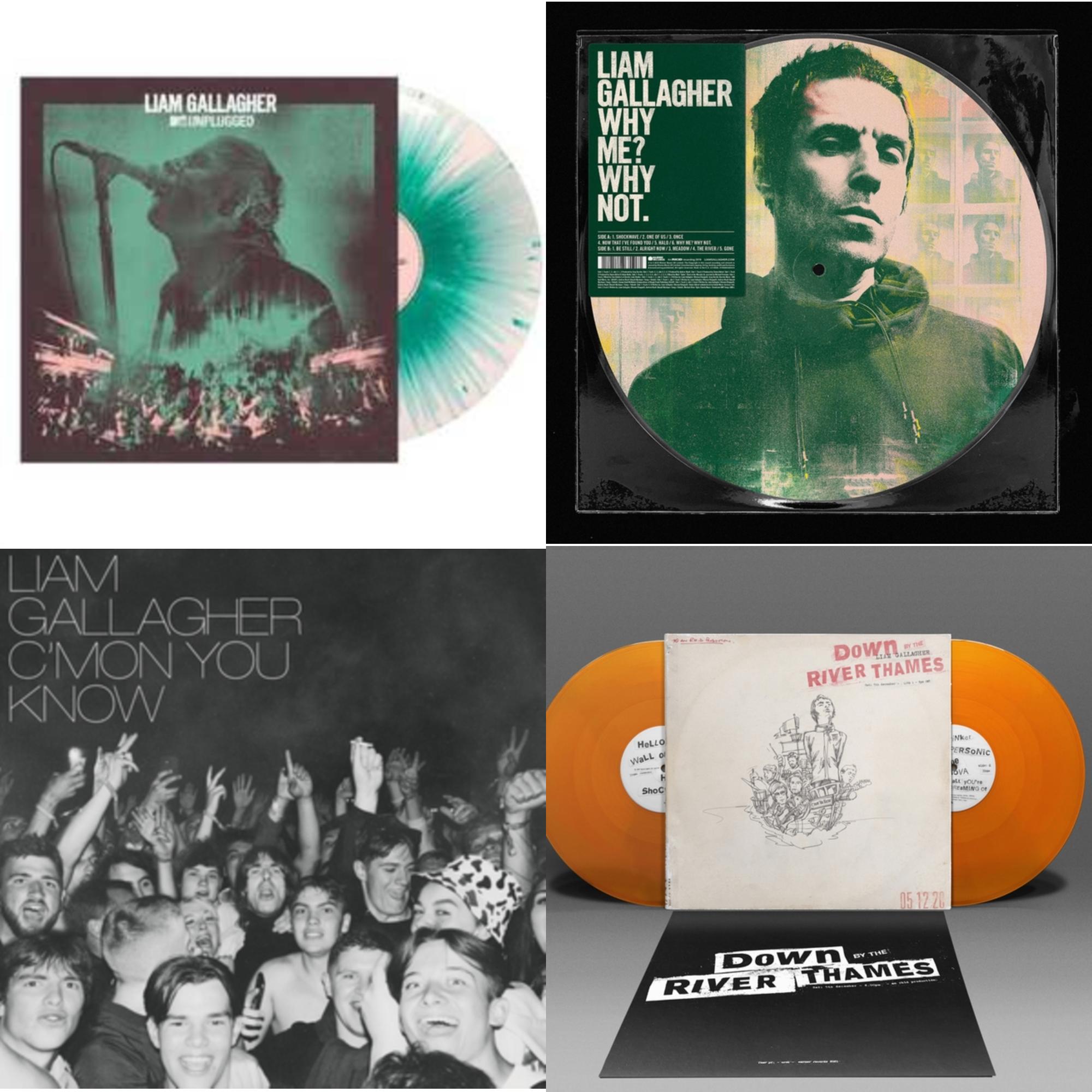 Mtv Unplugged (Live At Hull City Hall) (I) (Light Pink With Aqua Green Splatter LP Vinyl) & Why Me? Why Not (Picutre Disc) & C'mon You Know & Down By The River Thames (2LP/Orange Vinyl)