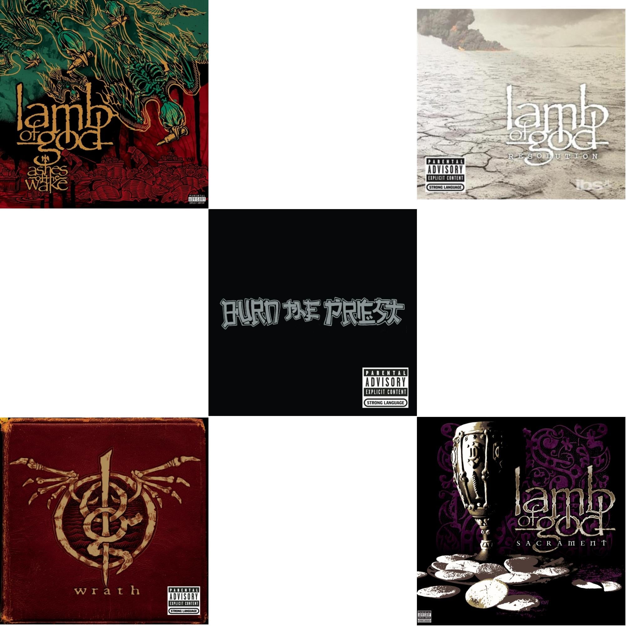 Ashes Of The Wake & Wrath & Burn The Priest & Resolution & Sacrament (Explicit)