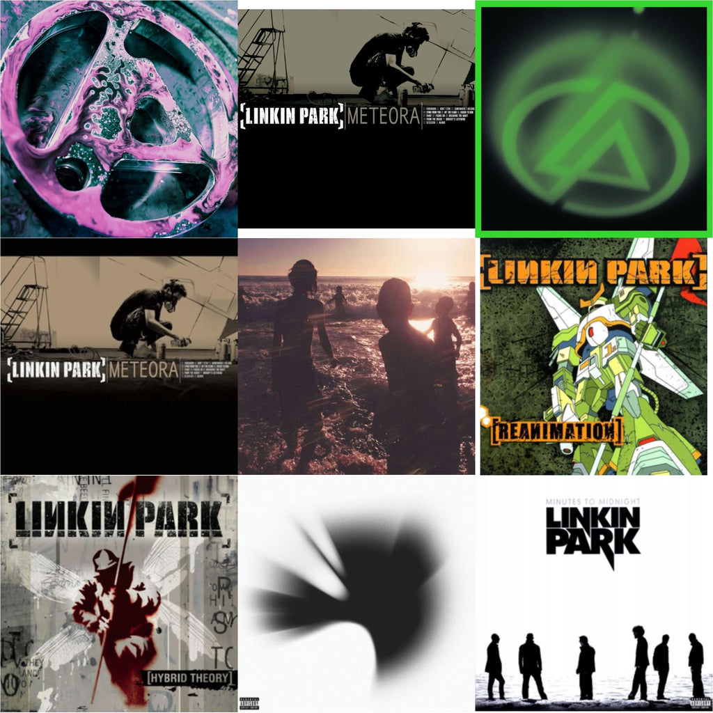 From Zero (Deluxe/2LP/Translucent Emerald Green Vinyl) & Meteora (Marbled LP Vinyl) & Papercuts (2LP) & Meteora & One More Light & Reanimation & Hybrid Theory & Thousand Suns & Minutes To Midnight