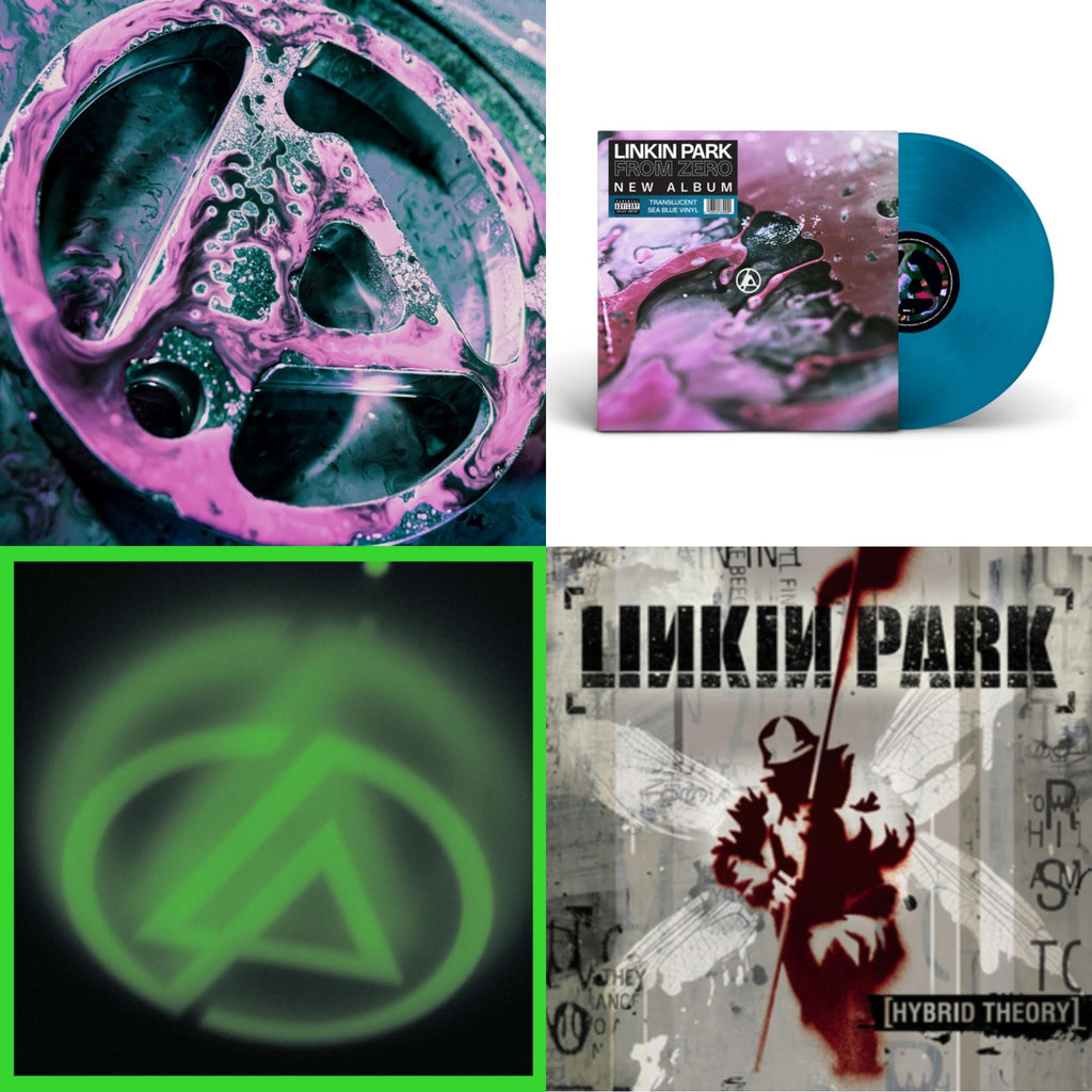 From Zero (Deluxe/2LP/Translucent Emerald Green Vinyl) & From Zero (Translucent Sea Blue LP Vinyl) & Papercuts (2LP) & Hybrid Theory