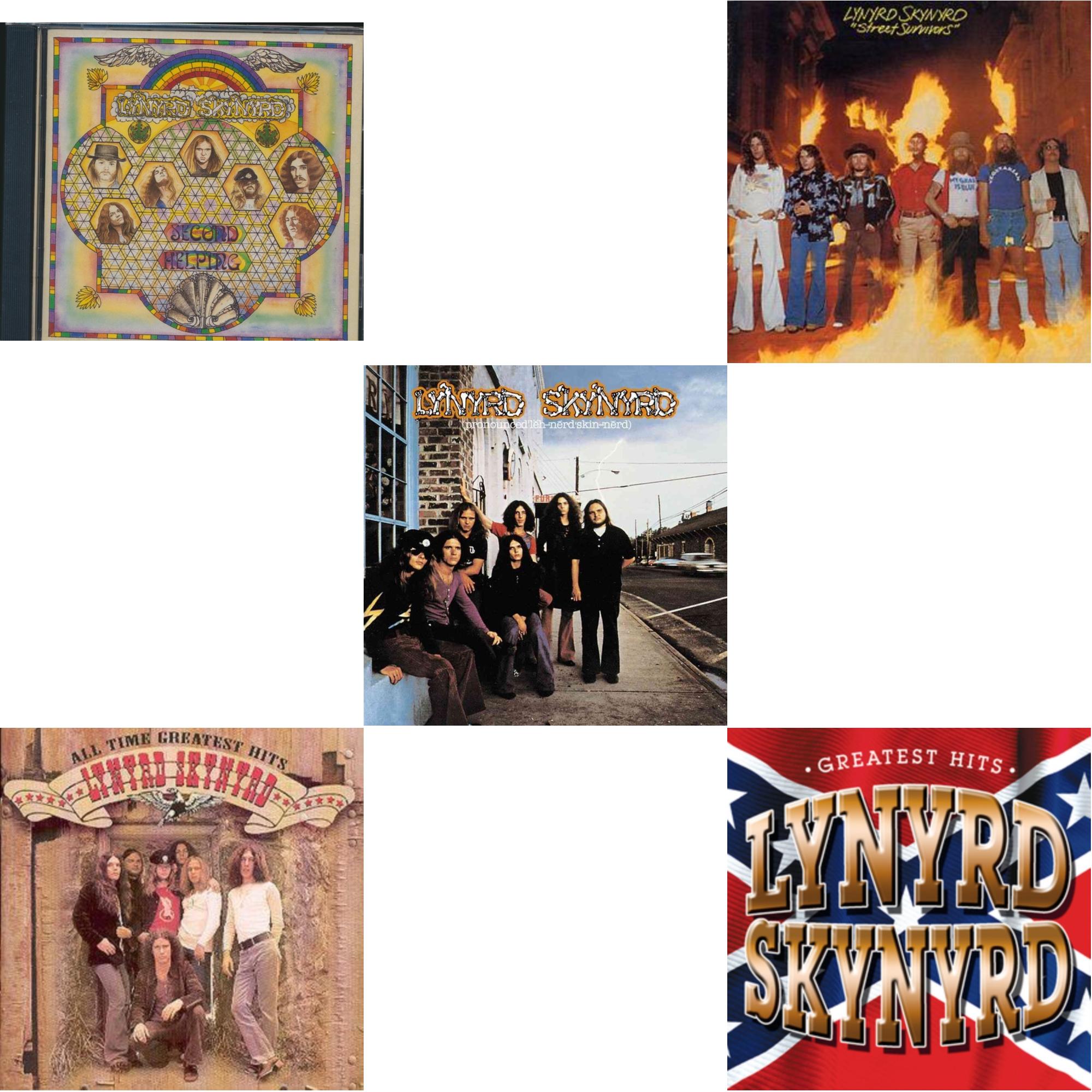 Second Helping & All Time Greatest Hits & Pronounced Leh Nerd Skin Nerd & Street Survivors & Greatest Hits