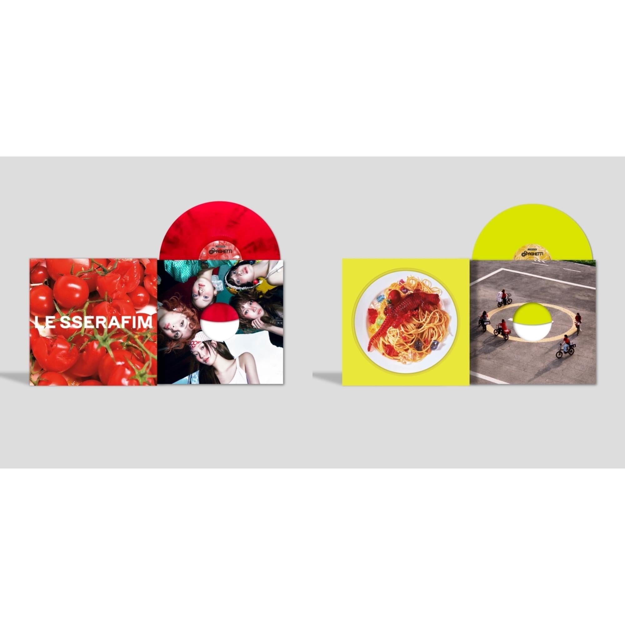 Spaghetti - 1St Single Album (Tomato Red Vinyl) (Us Exclusive) & Spaghetti - 1St Single Album (Neon Yellow Vinyl) (Us Exclusive)