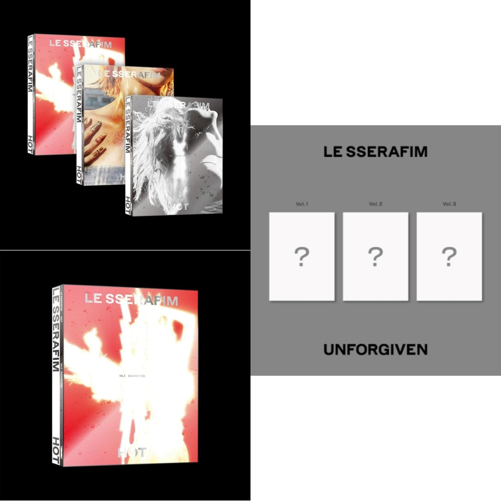 Hot - Drenched Vetiver (Vol. 1/5Th Mini Album) & Hot - Bleached Aura (Vol 3./5Th Mini Album) & Unforgiven (1St Studio Album)