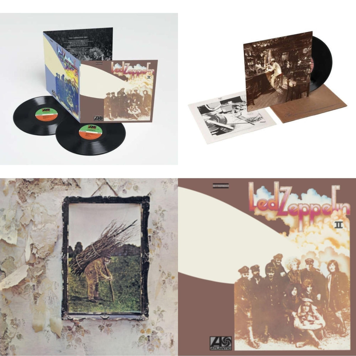 Led Zeppelin Ii (Deluxe Remastered/2LP/180) & In Through The Out Door & Led Zeppelin Iv & Led Zeppelin Ii (180G/Remastered)