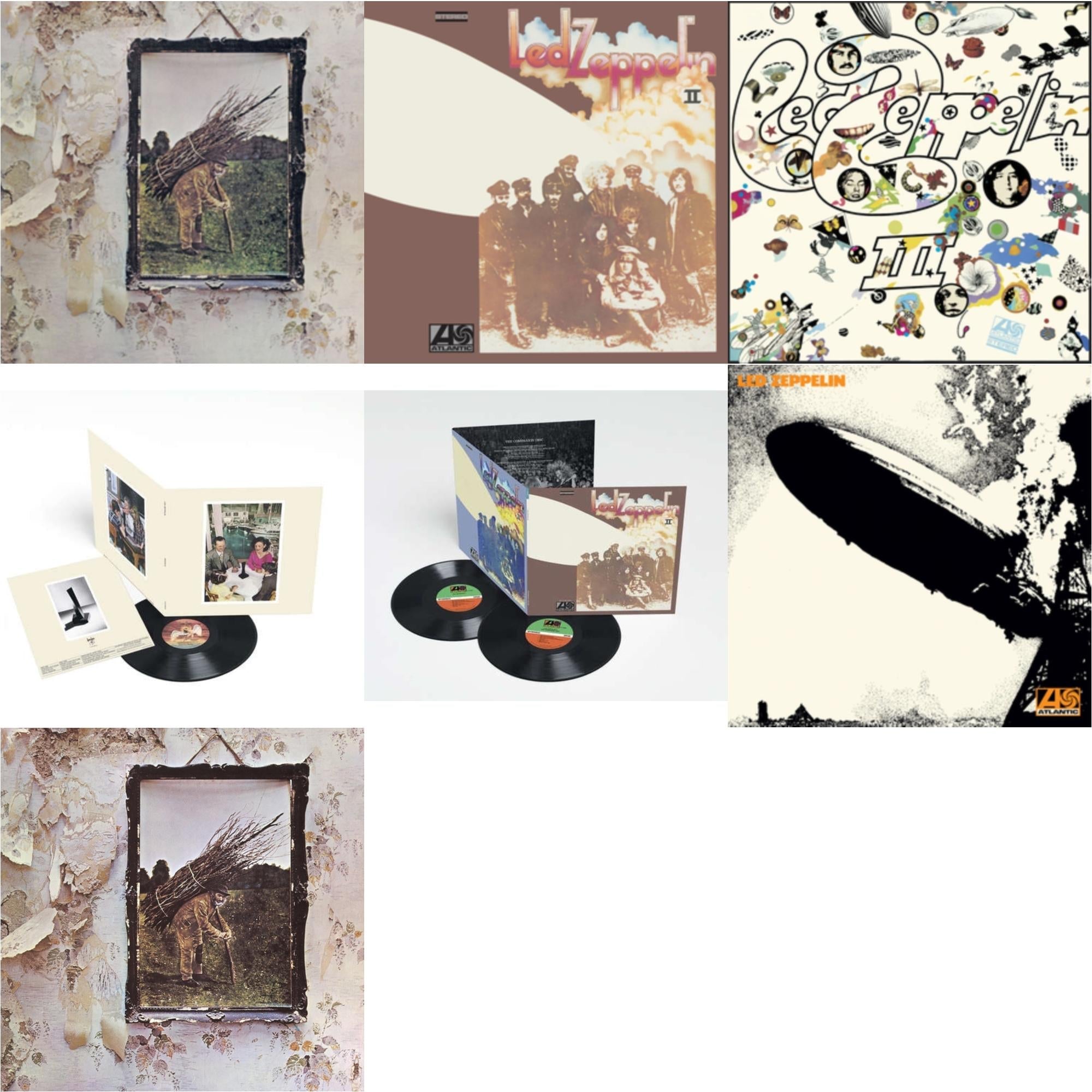 Led Zeppelin Ii (Deluxe Remastered/2LP/180) & Led Zeppelin Iii (Remastered Original/180G) & Led Zeppelin Iv & Presence & Led Zeppelin Ii (180G/Remastered) & Led Zeppelin I (180G/Remastered) & Led Zeppelin Iv (Clear LP Vinyl/180G) (Atl75)