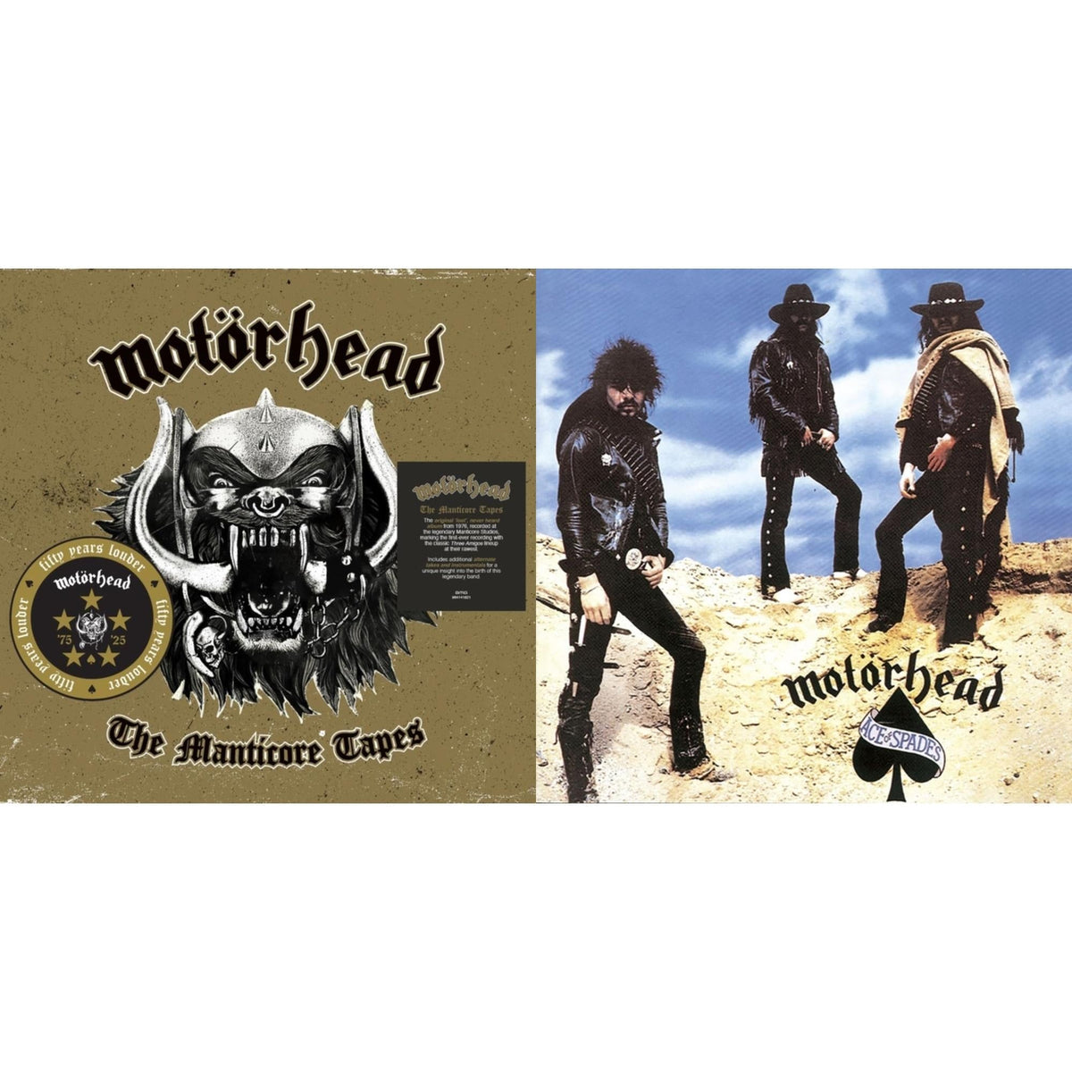 Manticore Tapes & Ace Of Spades