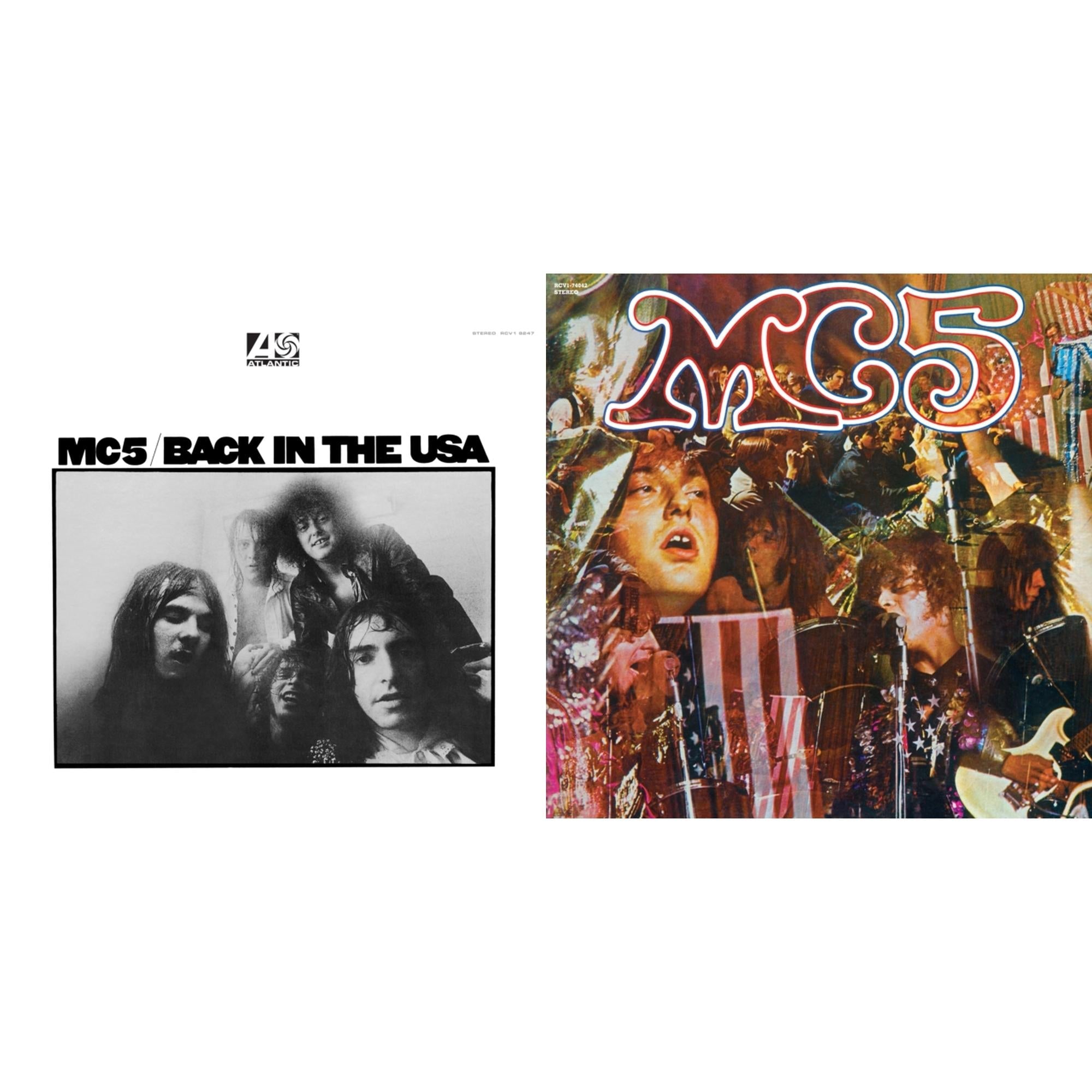Back In The Usa (Crystal Clear Diamond LP Vinyl) (Rocktober) (Atl75) & Kick Out The Jams (Ultra Clear/Red Splatter LP Vinyl) (Rocktober)