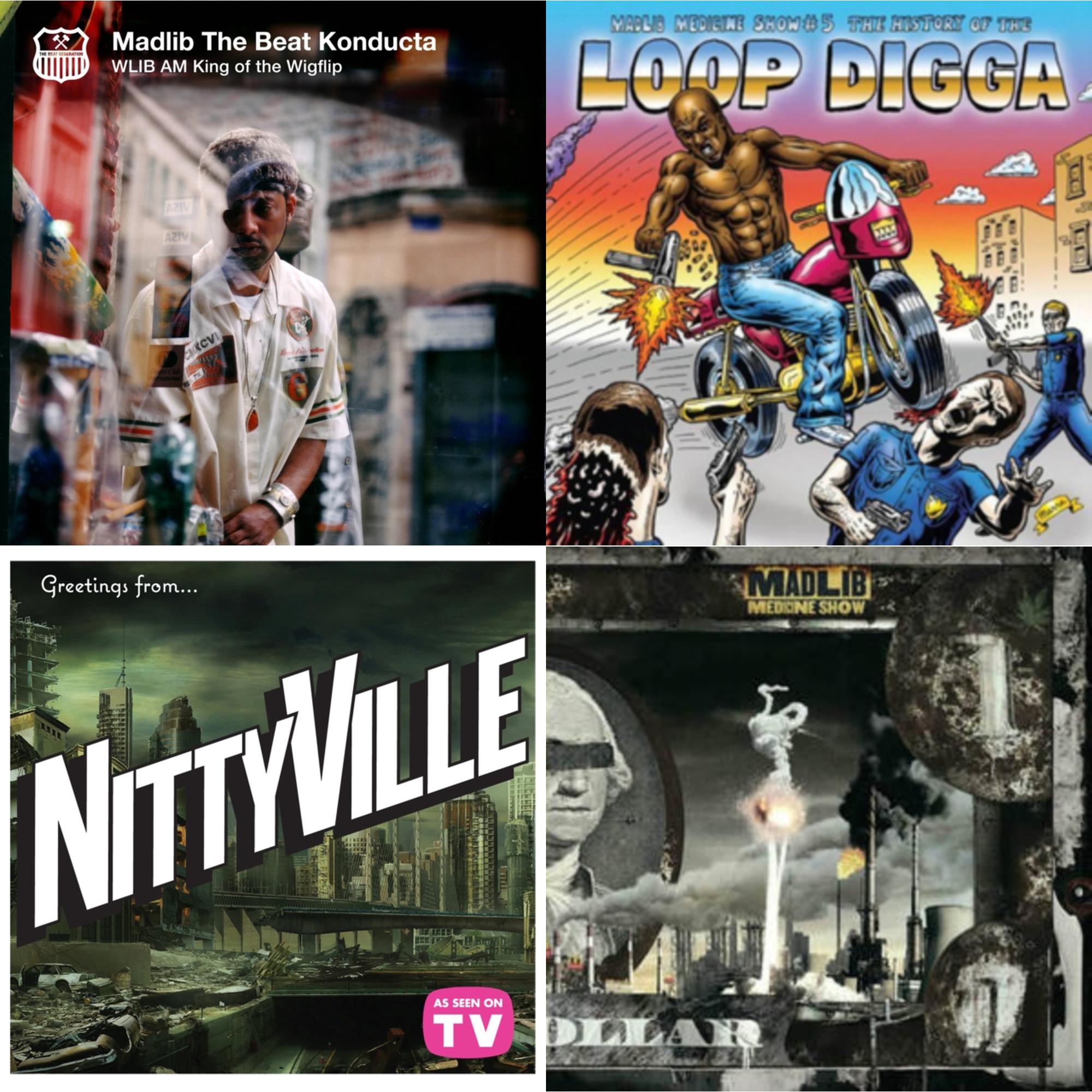 Wlib Am: King Of The Wigflip & Medicine Show No. 5 - History Of The Loop Digga: 1990-2000 (2LP/Sky Blue Vinyl) (I) & Channel 85 Presents Nittyville: Season 1 & Before The Verdict (Gold Vinyl/2LP)