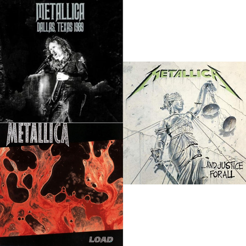Dallas / Texas 1989 (2CD) & Load (Remastered/3CD/Expanded Edition) & And Justice For All (Remastered)