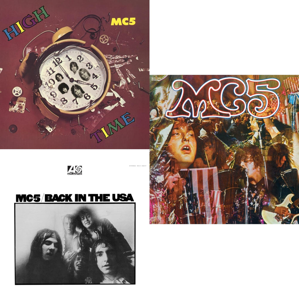 This is a 3 LP Vinyl SKU bundle.
1.This LP Vinyl is brand new.Format: LP VinylMusic Style: Garage RockThis item's title is: High Time (Clear/Yellow Splatter LP Vinyl) (Rocktober)Artist: Mc5Label: AtlanticBarcode: 603497837359Release Date: 10/6/2023
2.This LP Vinyl is brand new.