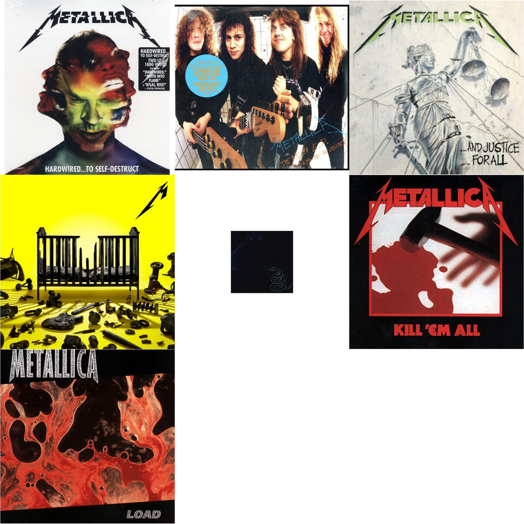 72 Seasons (2LP) & Metallica (Remastered/2LP) & Load & Kill Em All (180G) & Hardwired To Self-Destruct (2LP/180G/Dl Card) & $5.98 Ep: Garage Days Re-Revisited (Remastered) & And Justice For All (Remastered)