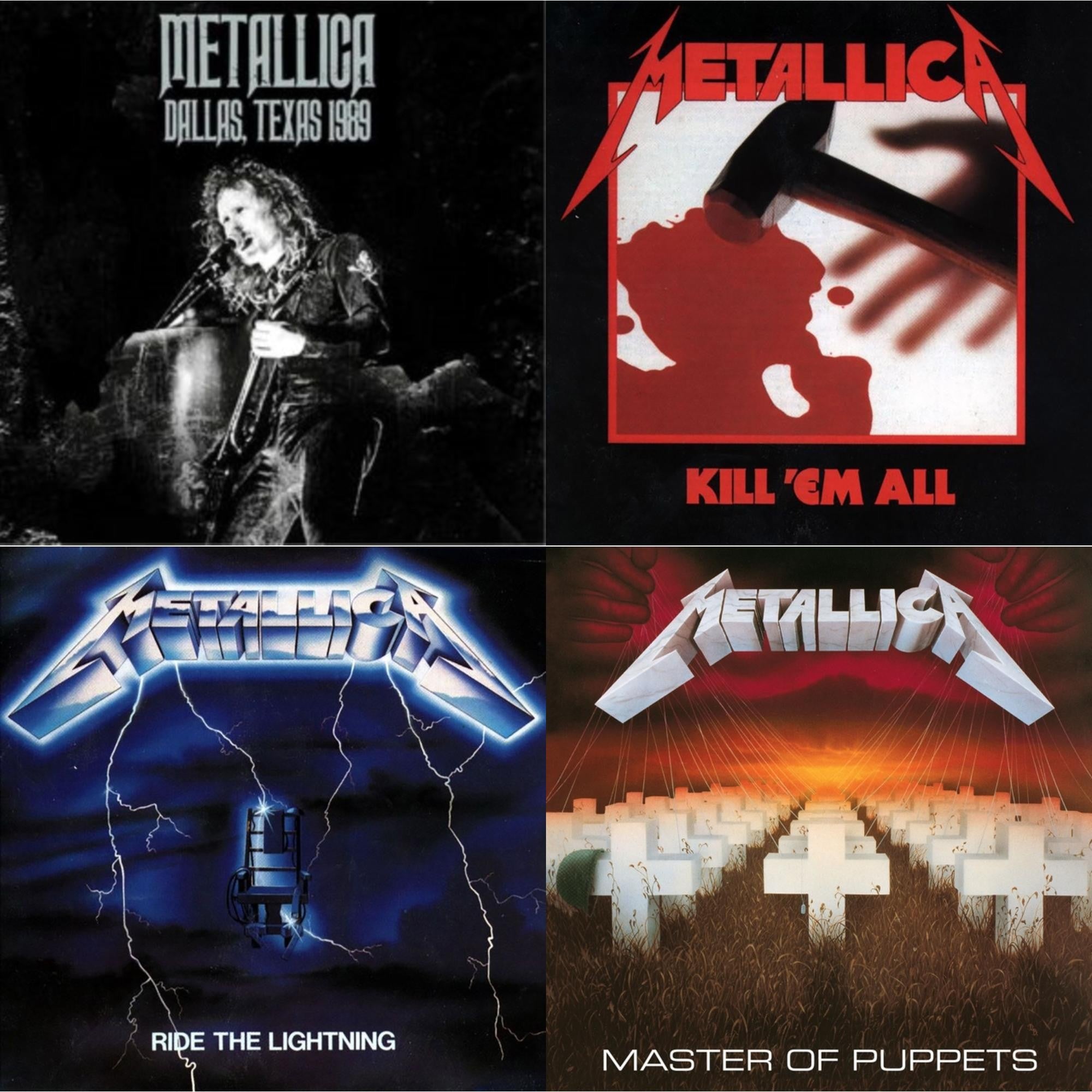 Dallas / Texas 1989 (2CD) & Kill Em All (Remastered) & Ride The Lightning (Remastered) & Master Of Puppets (Remastered)