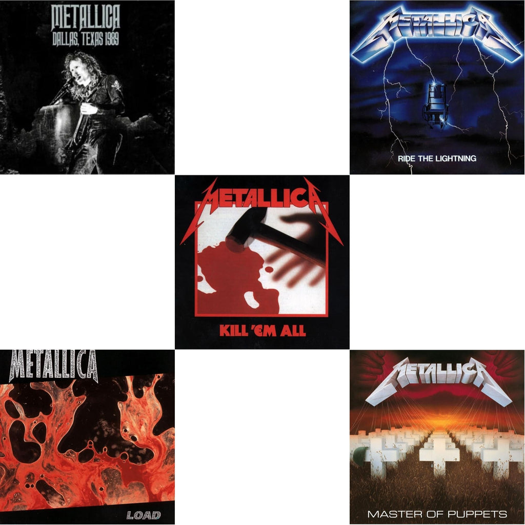 Dallas / Texas 1989 (2CD) & Load (Remastered/3CD/Expanded Edition) & Kill Em All (Remastered) & Ride The Lightning (Remastered) & Master Of Puppets (Remastered)