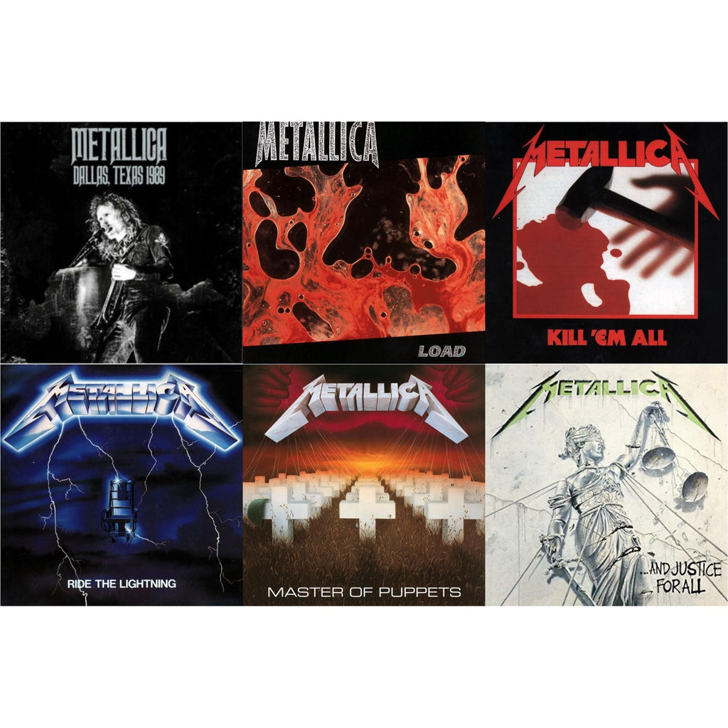 Dallas / Texas 1989 (2CD) & Load (Remastered/3CD/Expanded Edition) & Kill Em All (Remastered) & Ride The Lightning (Remastered) & Master Of Puppets (Remastered) & And Justice For All (Remastered)