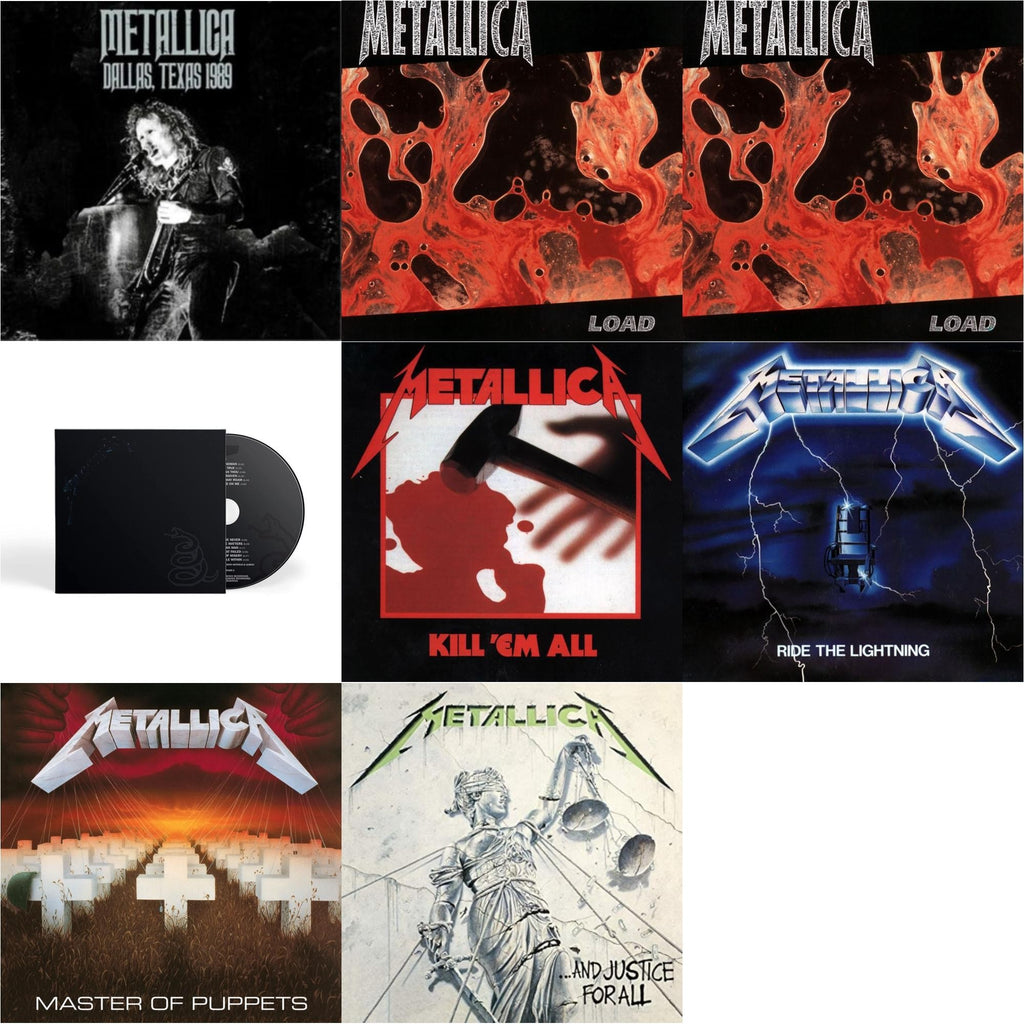 Dallas / Texas 1989 (2CD) & Load (Remastered) & Load (Remastered/3CD/Expanded Edition) & Metallica (Remastered) & Kill Em All (Remastered) & Ride The Lightning (Remastered) & Master Of Puppets (Remastered) & And Justice For All (Remastered)