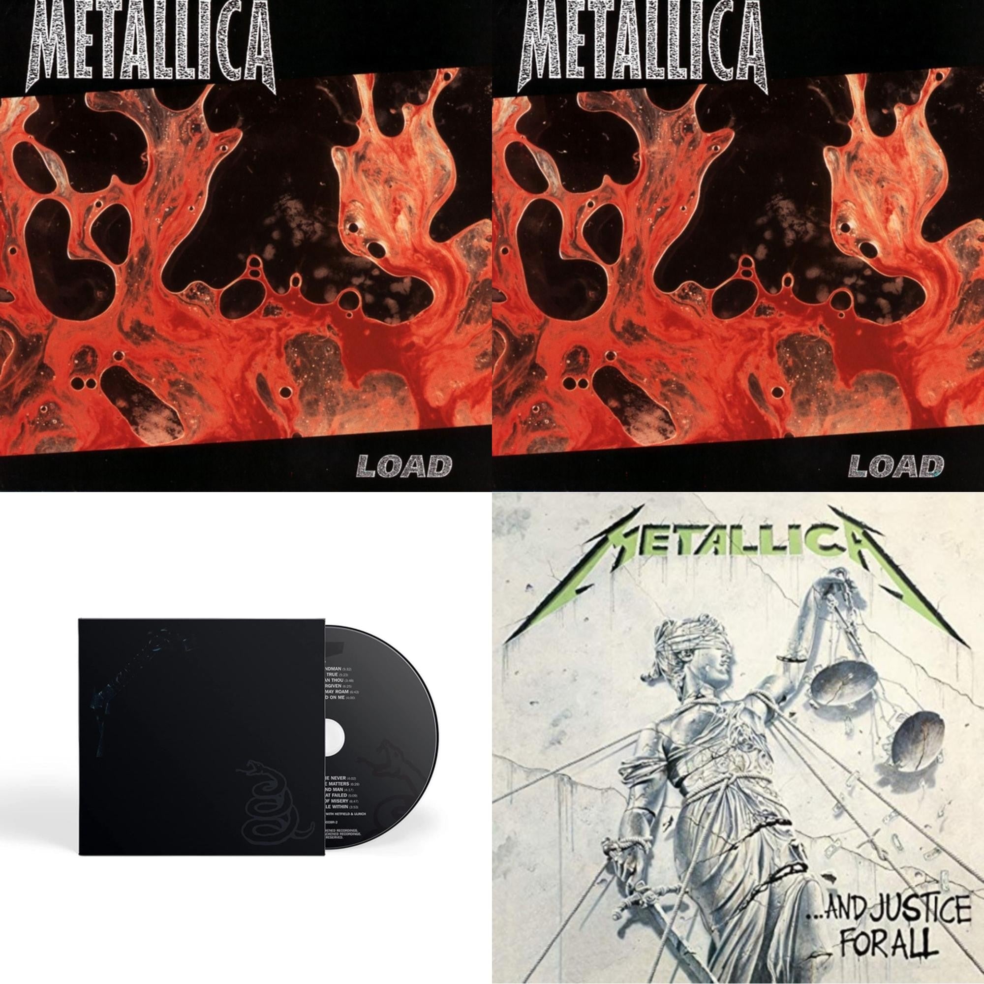 Load (Remastered) & Load (Remastered/3CD/Expanded Edition) & Metallica (Remastered) & And Justice For All (Remastered)