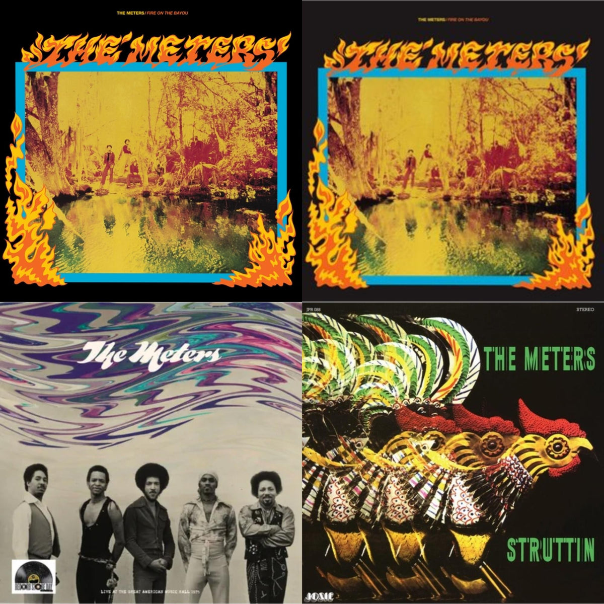 Fire On The Bayou (Rhino Reserve) & Fire On The Bayou & Live At Great American Music Hall, San Francisco (2LP) & Struttin' (Blue Jay LP Vinyl)