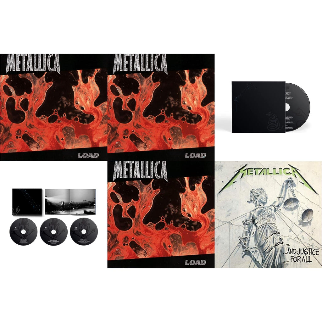 Load (Remastered) & Load (Remastered/3CD/Expanded Edition) & Metallica (Remastered) & Metallica (Remastered/Expanded/3CD) & Load & And Justice For All (Remastered)