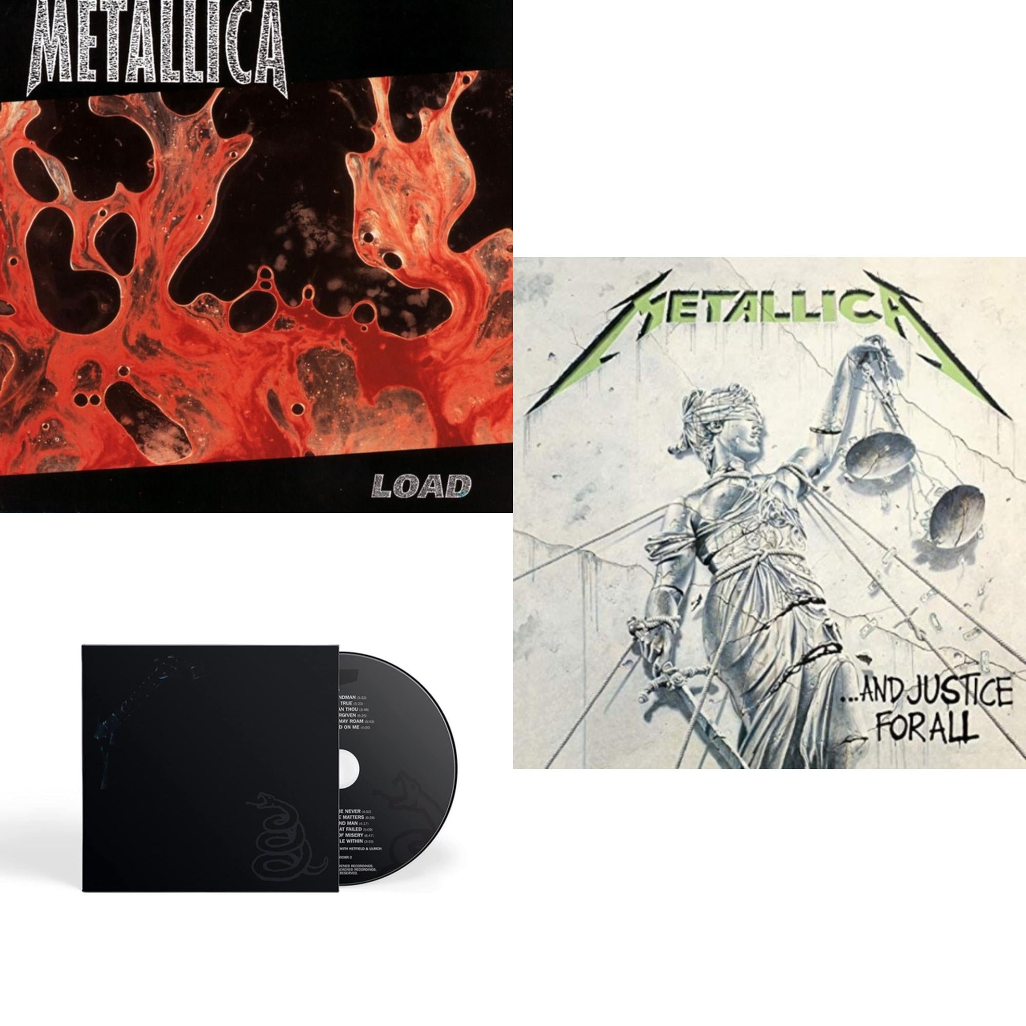Load (Remastered/3CD/Expanded Edition) & Metallica (Remastered) & And Justice For All (Remastered)
