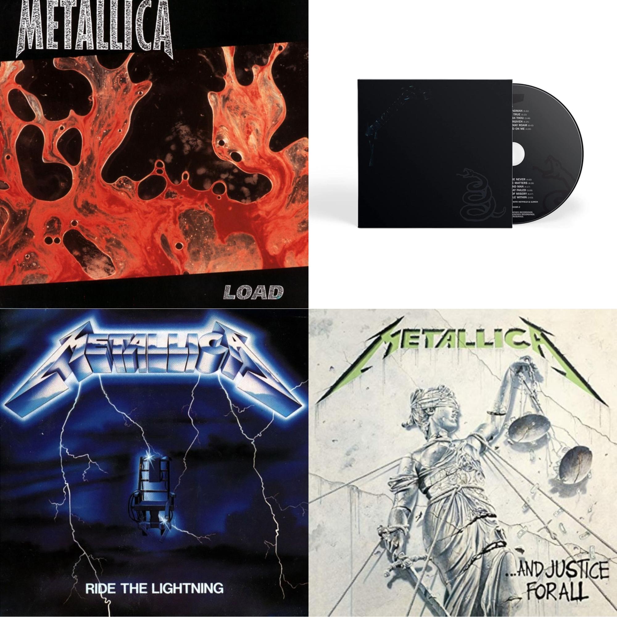 Load (Remastered/3CD/Expanded Edition) & Metallica (Remastered) & Ride The Lightning (Remastered) & And Justice For All (Remastered)