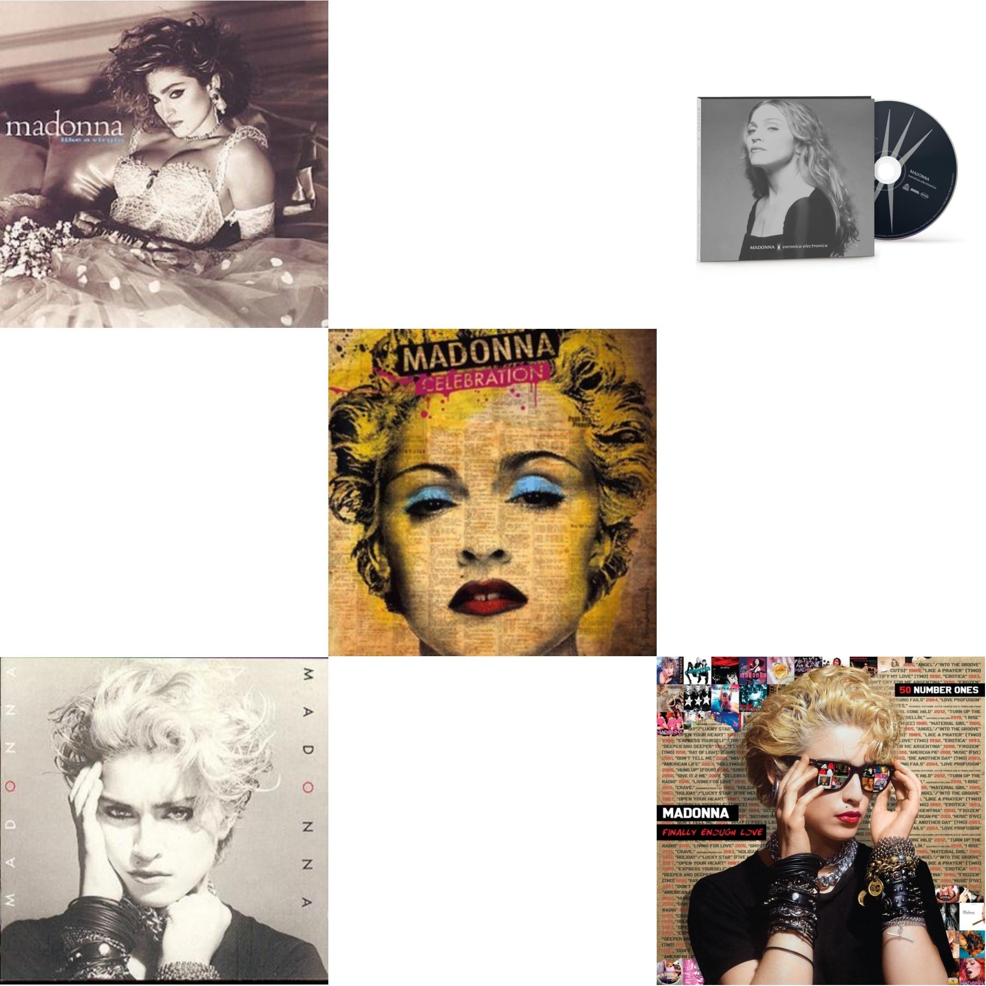 Like A Virgin & Madonna & Celebration & Veronica Electronica & Finally Enough Love: 50 Number Ones (3CD)