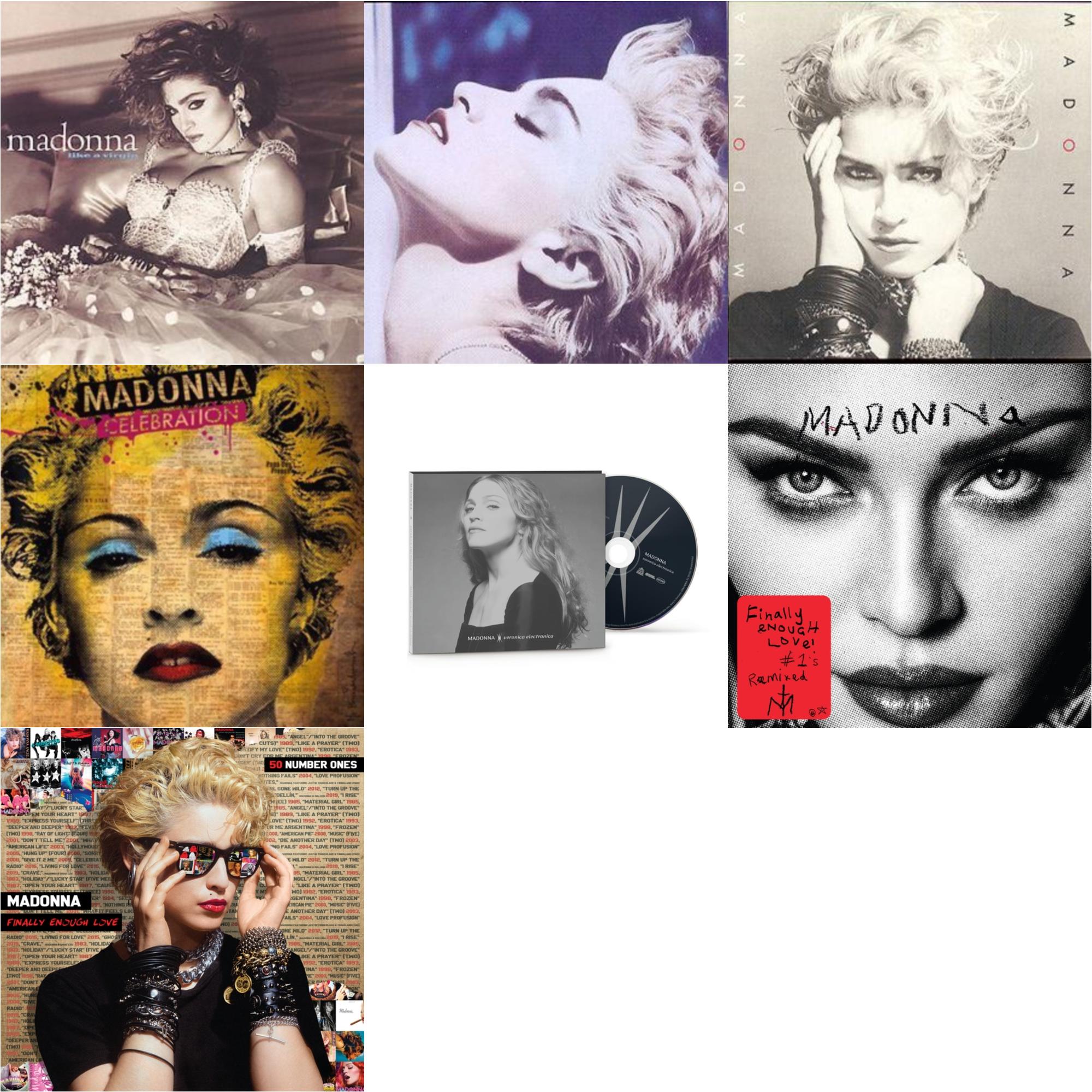 Like A Virgin & True Blue & Madonna & Celebration & Veronica Electronica & Finally Enough Love & Finally Enough Love: 50 Number Ones (3CD)