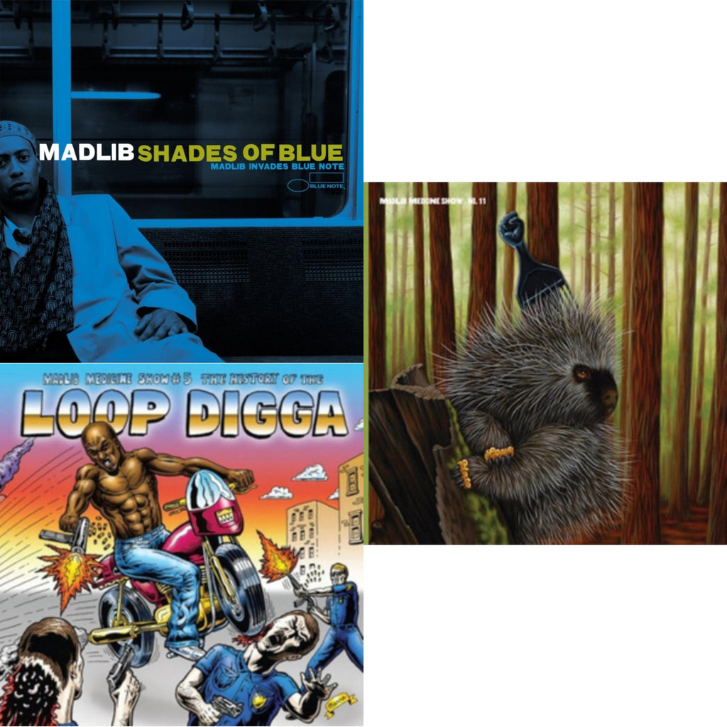 Shades Of Blue (Blue Note Classic Vinyl Series) (2LP) & Medicine Show No. 5 - History Of The Loop Digga: 1990-2000 (2LP/Sky Blue Vinyl) (I) & Low Budget High Fi Music (Color LP Vinyl)