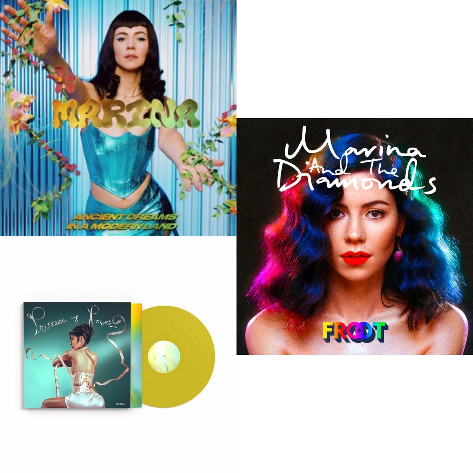 Ancient Dreams In A Modern Land (X) & Princess Of Power (Butterfly Yellow LP Vinyl) & Froot (10 Year Anniversary/Eco Coloured Vinyl/2LP)