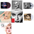 Rebel Heart Tour (X) (Purple Galaxy Swirl Vinyl/2LP) & Rebel Heart & Veronica Electronica (Clear LP Vinyl) & Bedtime Stories (The Silver Collection) (Silver LP Vinyl) & Finally Enough Love (2LP) & Like A Virgin & Who's That Girl Ost (Back 2 The 80S) (I)
