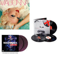 Bedtime Stories (180G) & Rebel Heart Tour (X) (Purple Galaxy Swirl Vinyl/2LP) & Madame X (Live) (3LP)