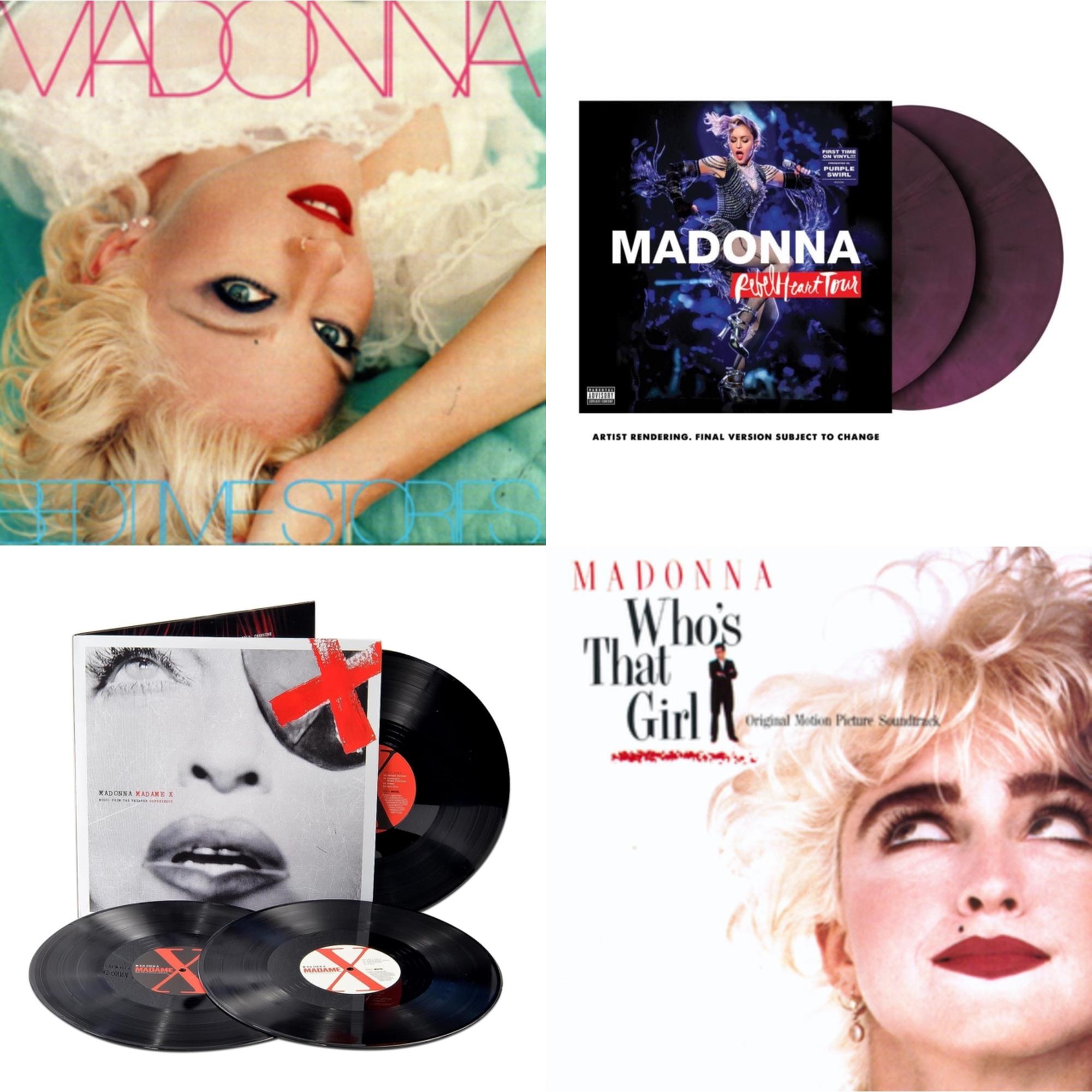 Bedtime Stories (180G) & Rebel Heart Tour (X) (Purple Galaxy Swirl Vinyl/2LP) & Madame X (Live) (3LP) & Who's That Girl Ost (Back 2 The 80S) (I)