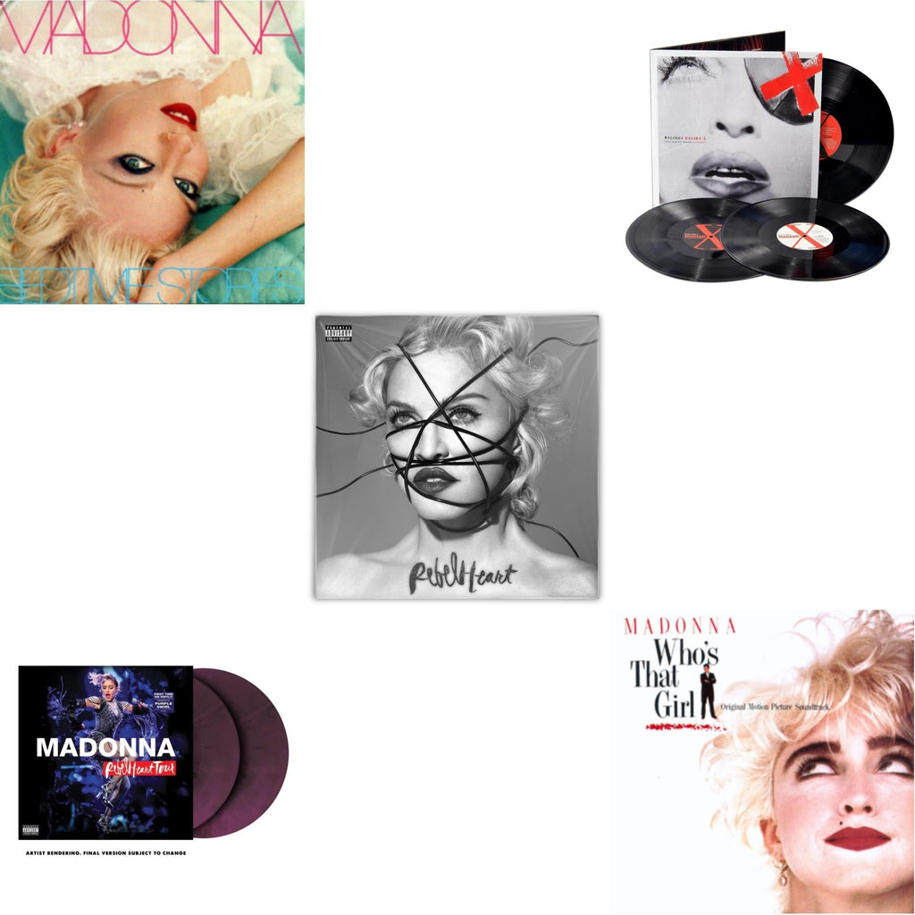 Bedtime Stories (180G) & Rebel Heart Tour (X) (Purple Galaxy Swirl Vinyl/2LP) & Rebel Heart & Madame X (Live) (3LP) & Who's That Girl Ost (Back 2 The 80S) (I)