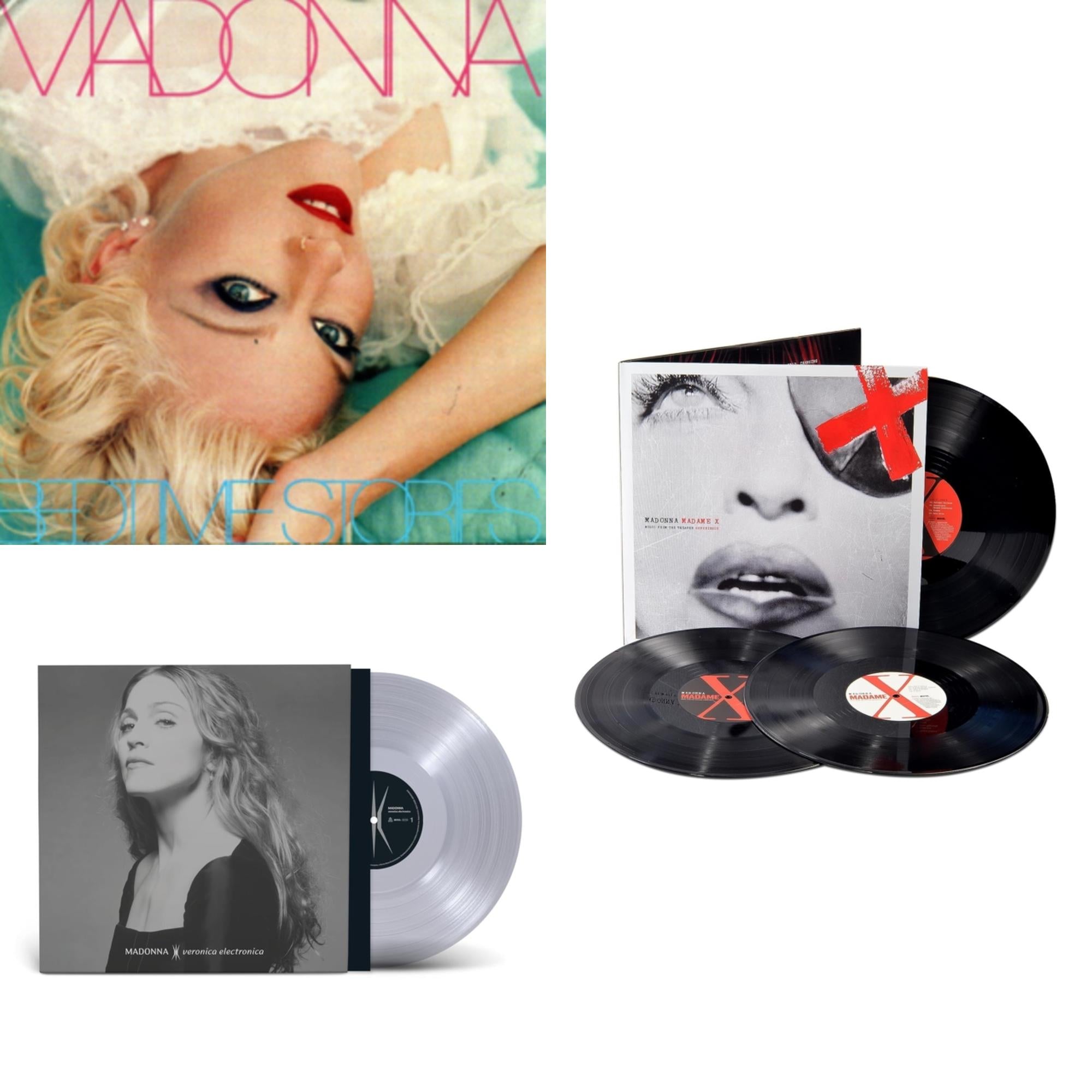 Bedtime Stories (180G) & Veronica Electronica (Clear LP Vinyl) & Madame X (Live) (3LP)