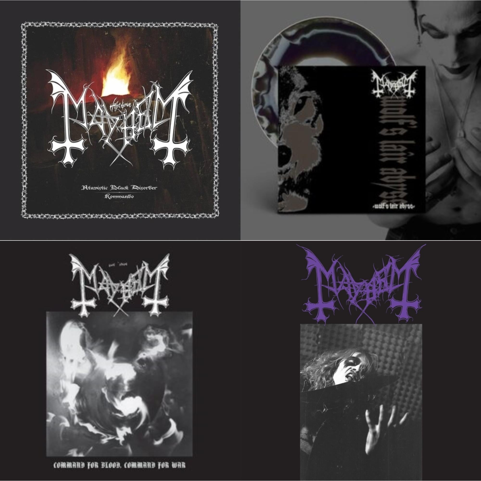 Atavistic Black Disorder / Kommando - Ep & Wolf's Lair Abyss (Grey/Black Swirl LP Vinyl) & Command For Blood, Command For War (2LP) & Live In Leipzig (35Th Anniversary/Marble LP Vinyl)
