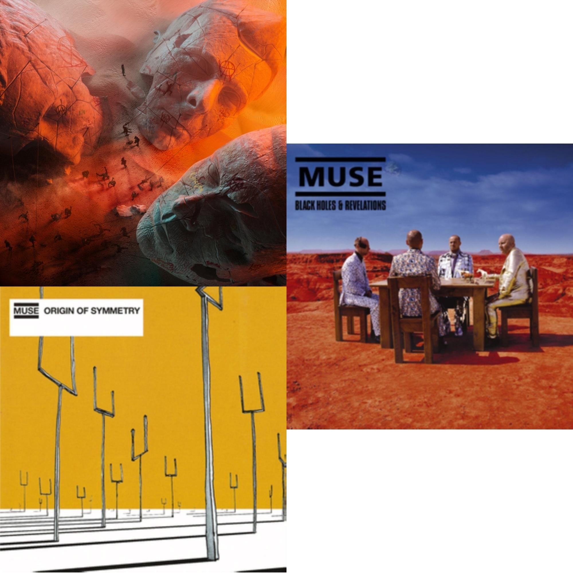 Will Of The People & Origin Of Symmetry & Black Holes And Revelations