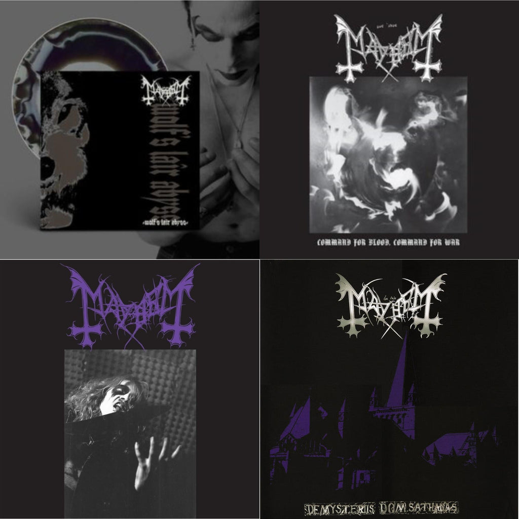 Wolf's Lair Abyss (Grey/Black Swirl LP Vinyl) & Command For Blood, Command For War (2LP) & Live In Leipzig (35Th Anniversary/Marble LP Vinyl) & De Mysteriis Dom Sathanas (Purple LP Vinyl)