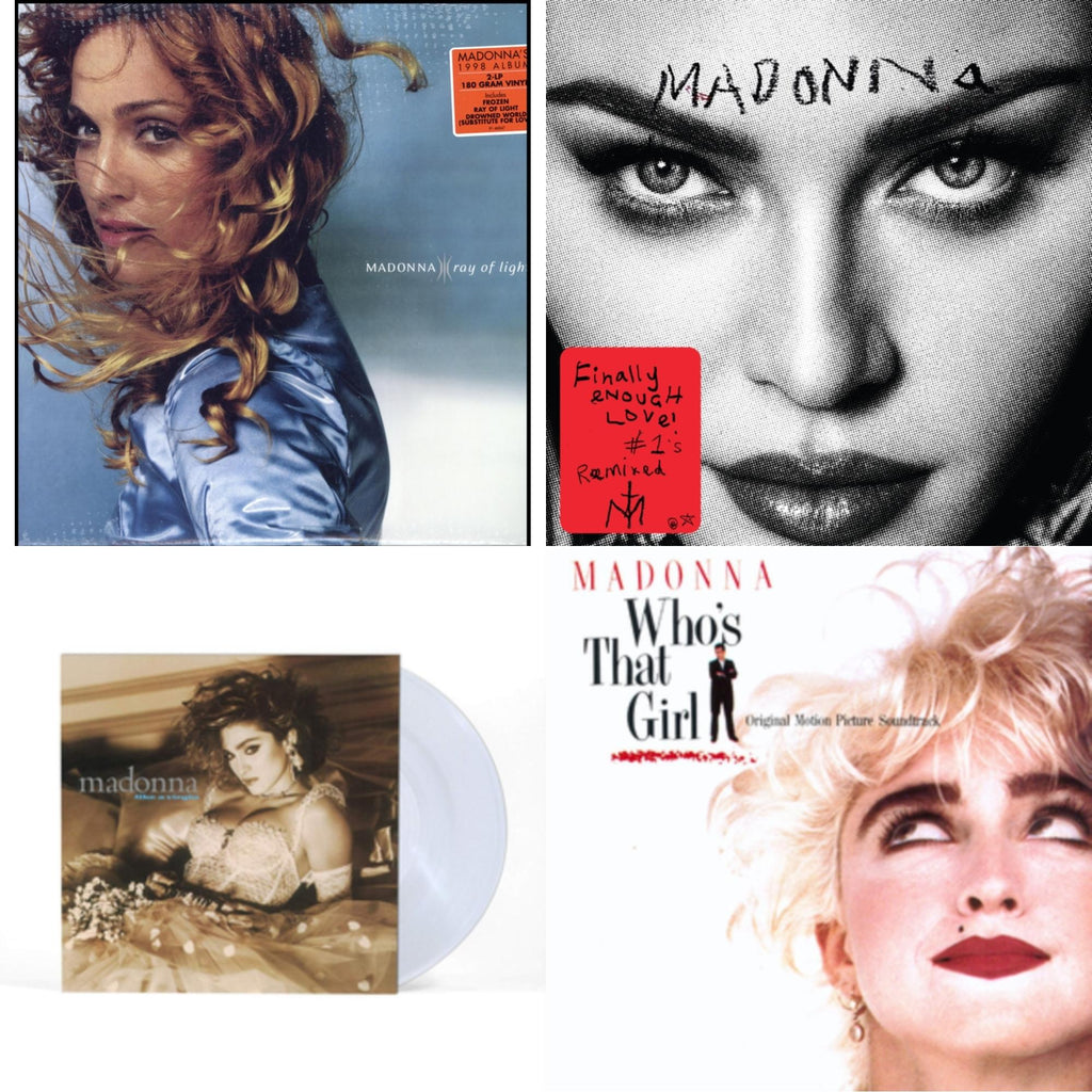 Ray Of Light (2LP/180G) & Finally Enough Love (2LP) & Like A Virgin (Clear LP Vinyl) & Who's That Girl Ost (Back 2 The 80S) (I)