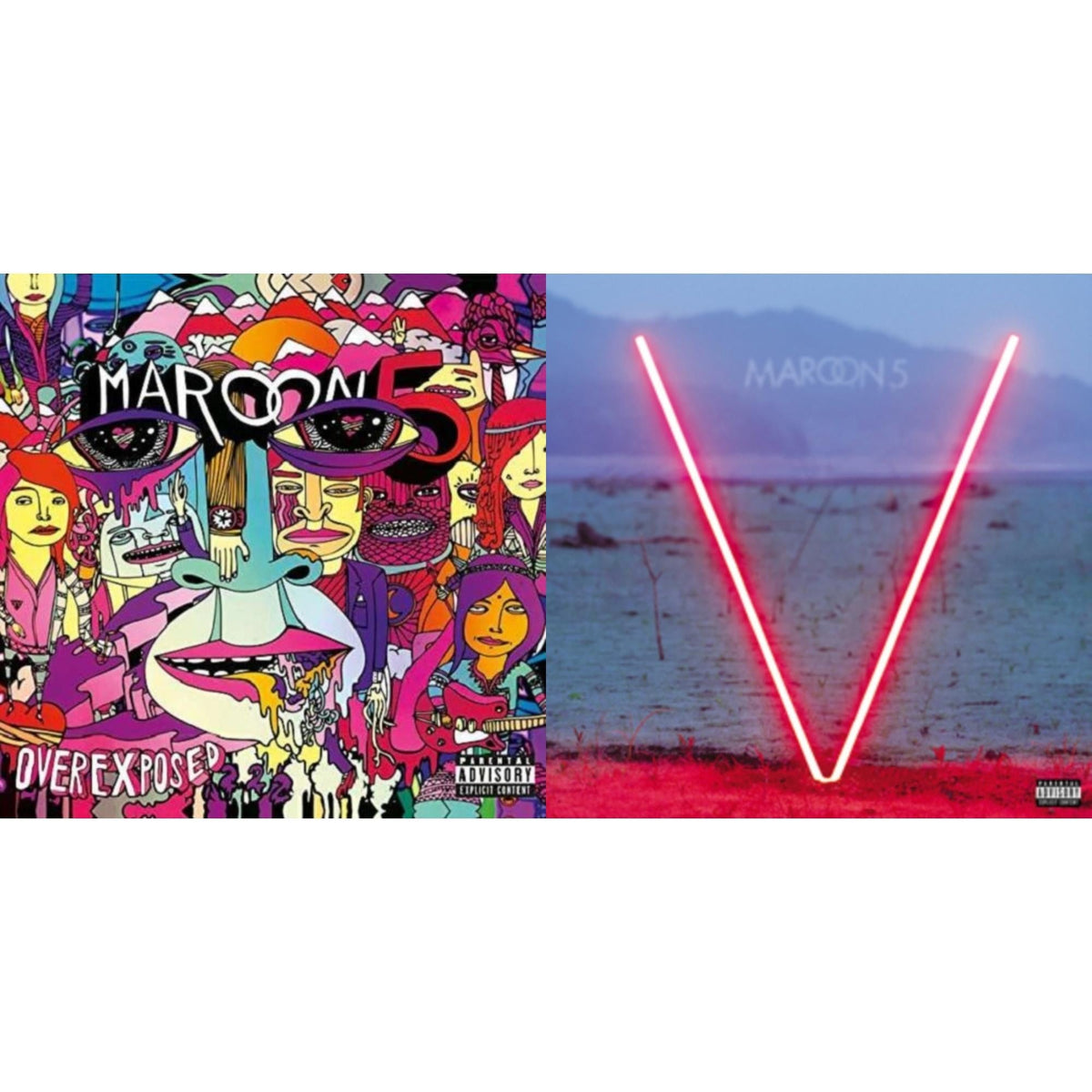 Maroon 5 - Maroon 5 - V (Black LP) (Exp) & Overexposed