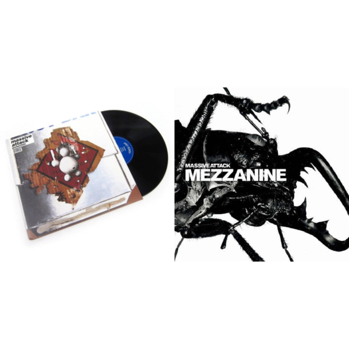 Massive Attack - Mezzanine & Protection - LP Vinyl Bundle