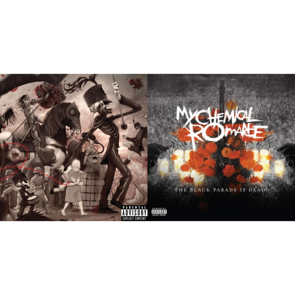 This is a 2 LP Vinyl SKU bundle.
1.This LP Vinyl is brand new.Format: LP VinylMusic Style: EmoThis item's title is: Black Parade Is Dead!Artist: My Chemical RomanceLabel: REPRISEBarcode: 093624899648Release Date: 8/23/2019
2.This LP Vinyl is brand new.