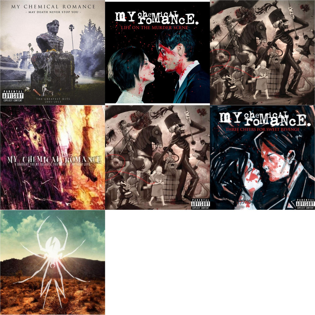 My Chemical Romance - May Death Never Stop You (X) (2LP) & Life On The Murder Scene & Black Parade (X) (Picture Disc) & I Brought You My Bullets You Brought Me Your Love & Black Parade (X) (2LP) & Three Cheers For Sweet Revenge & Danger Days: True