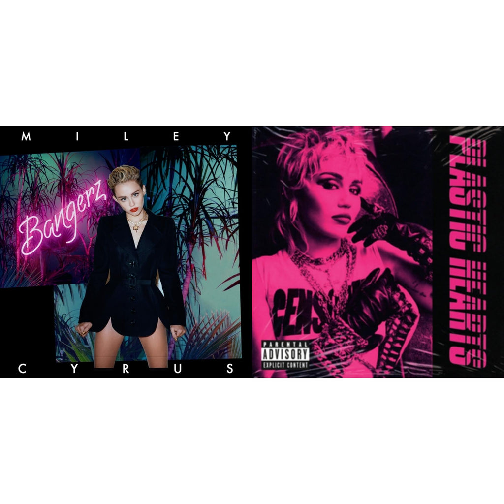This is a 2 LP Vinyl SKU bundle.
1.This LP Vinyl is brand new.Format: LP VinylMusic Style: Arena RockThis item's title is: Plastic Hearts (X) (2LP)Artist: Miley CyrusLabel: RCABarcode: 194398373515Release Date: 7/23/2021
2.This LP Vinyl is brand new.