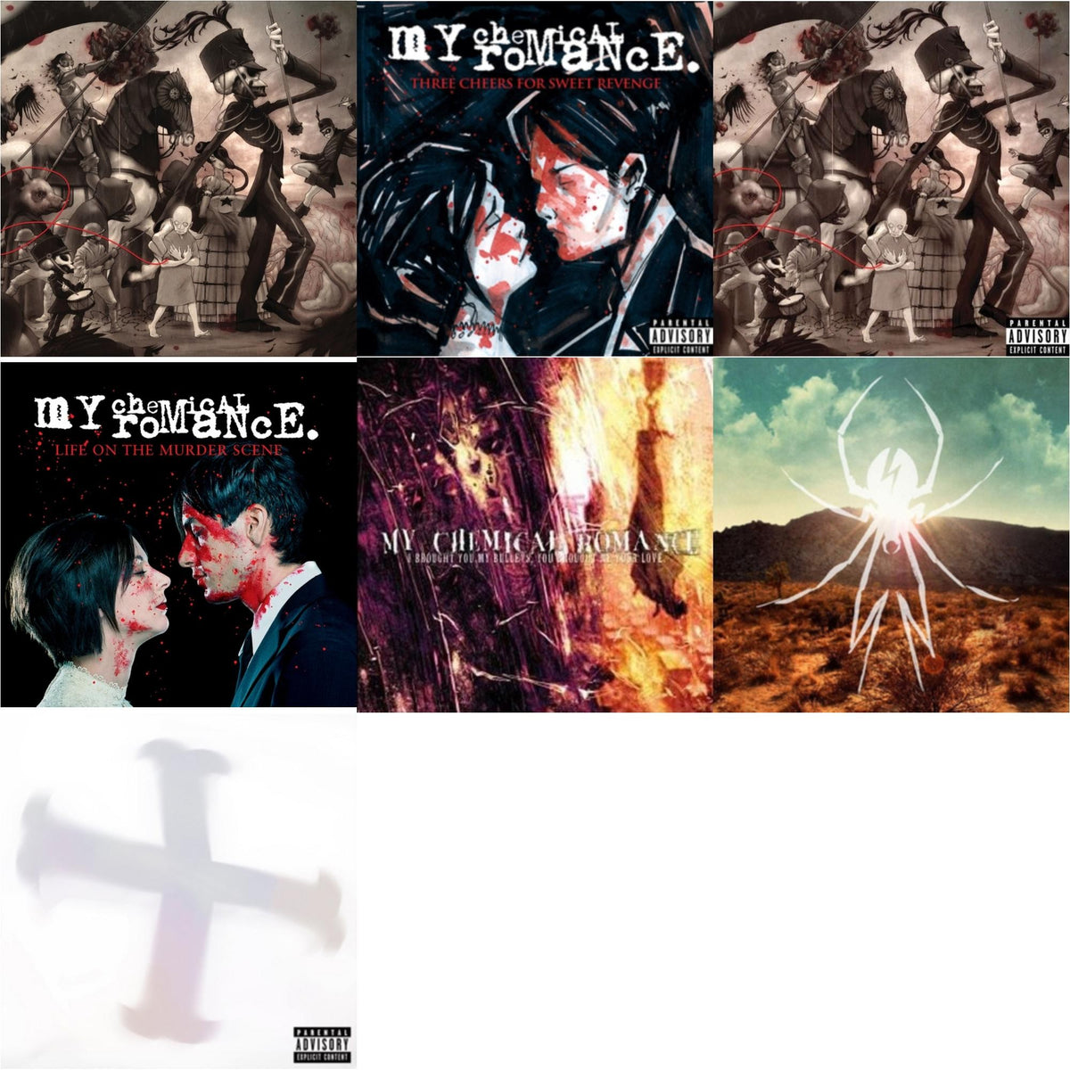 Life On The Murder Scene & Black Parade (X) (Picture Disc) & Black Parade / Living With Ghosts (X) (10Th Anniversary Edition/3LP) & I Brought You My Bullets You Brought Me Your Love & Black Parade (X) (2LP) & Three Cheers For Sweet Revenge