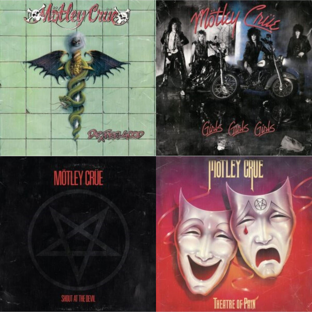 Dr. Feelgood & Girls, Girls, Girls (X) (2021 Remaster) & Shout At The Devil & Theatre Of Pain
